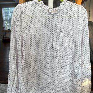 LOFT Outlet Women’s White Long Sleeve Tunic Blouse – Size XL